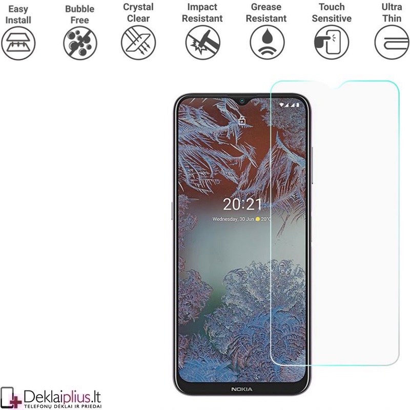 Ekrano grūdintas stiklas (telefonui Nokia G10/G20/6.3) Ekrano grūdintas stiklas (telefonui Nokia G10/G20/6.3)